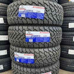 275/65/18 Atlander All Terrain New Tires Set Installed And Balanced Llanta Nueva Instalacion Y Balanceo incluido ✅✅