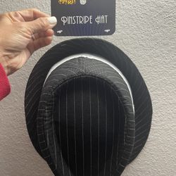 Pinstripe Hat Spirit Halloween 2025 Women’s Fedora Hat