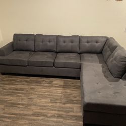 Sectional Sofa Set With Ottoman 