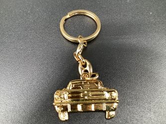 Ford Mustang Gold Plated Car Keychain