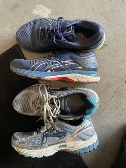 ASICS And Sketcher Work Or Workout Shoes