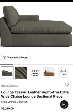 Lounge Classic Right-Arm Chaise Lounge