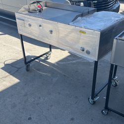 Plancha Nueva Con 3 Charolas I Mangera I Regulador En Especial