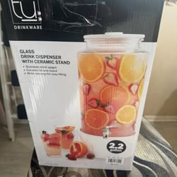 Glass Drink Dispenser 
