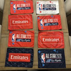 Official NBA Allstar 2026 Los Angeles collectible towels