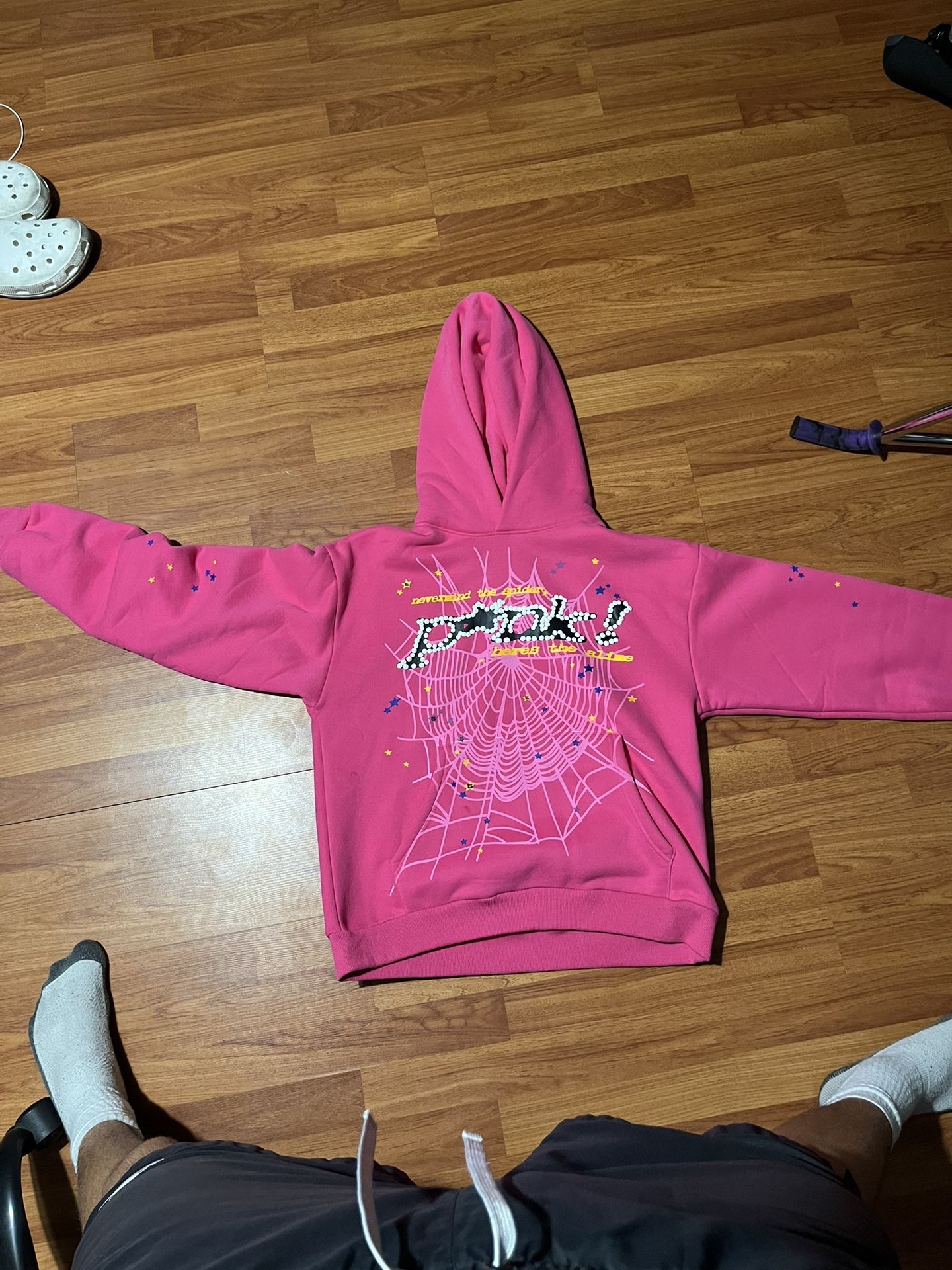 Pink Sp5der Hoodie