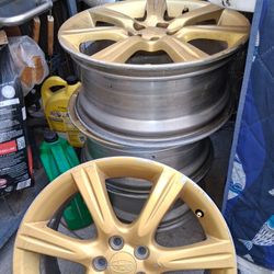 4 rims 17 inch 5 lug subaru