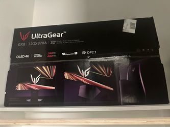 Lg ultragear oled 32in 4k 240hz/480hz
