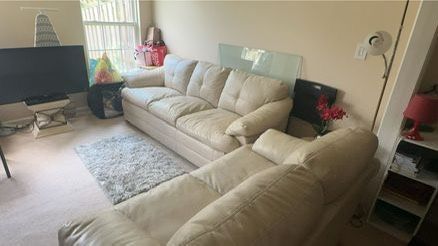 Beige Sofa Set