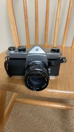 Pentax Honeywell SP1000 35mm SLR Film Camera + Takumar 55mm f/2 M42 Lens – as is