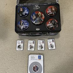 2016 Fiji 1$ 1oz Proof Silver Marvel Captain America: Civil War 6-Coin Set