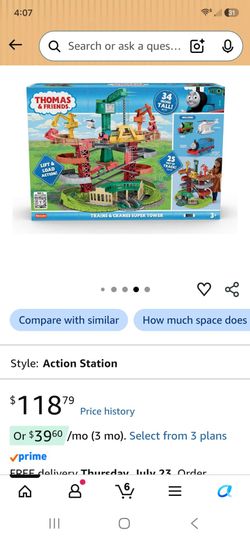 Thomas & Friends Trains & Cranes Super Tower,