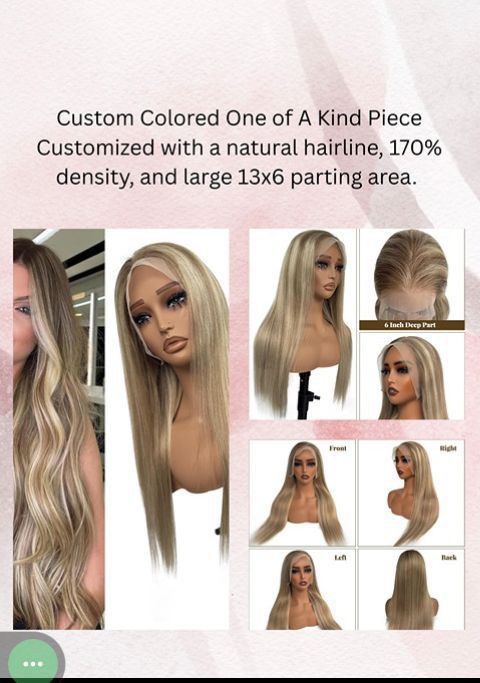 ✨18 In Layered Pecan Blonde And Brown Dimensional Lace Wig w/Large Parting Area✨Make Offer!