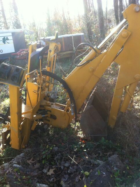 Skidsteer; backhoe attachment