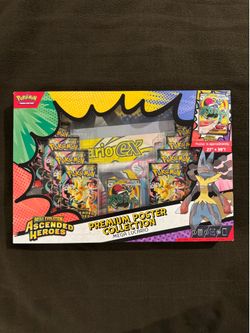 Pokemon Mega Evolution Ascended Heroes Mega Lucario Premium Poster Collection
