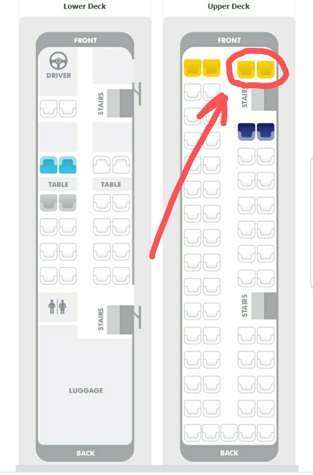 Hablo español Megabus LAX to SF May 27 night bus reserved seats