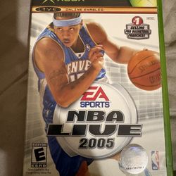 XBOX NBA LIVE 2005 VIDEO GAME 