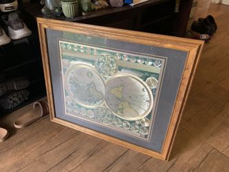 Planisphaerium Terrestre VTG Gold Foul World Map