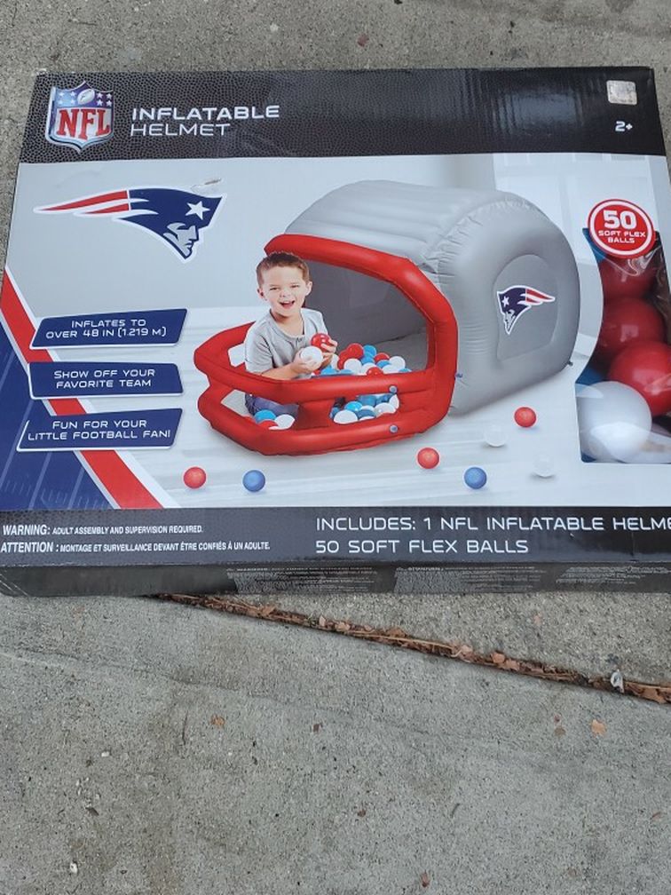 Nfl Official Merchandise Kids PATRIOTS INFLATABLE HELMET