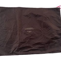 XL Kate Spade Brown Drawstring Dust Bag