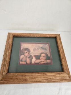 Shadow Box Cherub Portrait 