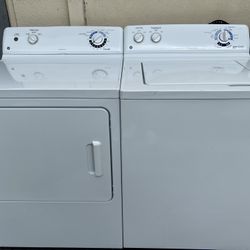 GE Top Load Washer & Dryer 
