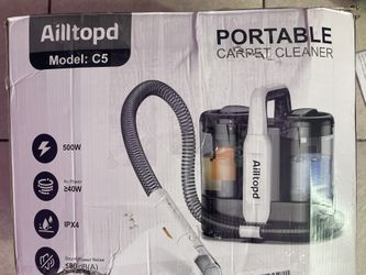 Ailltopd Portable Carpet Cleaner Model C5 Wet Dry Vacuum IPX4 1500ml