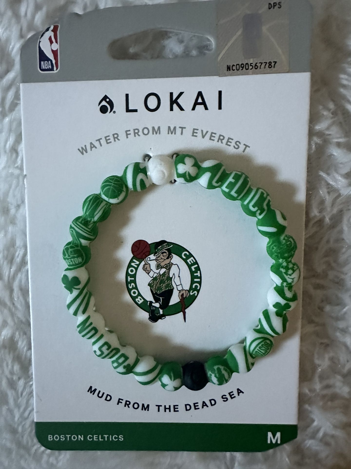 Lokai Boston Celtics NBA Silicone Bead Bracelet