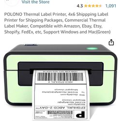 POLONO Thermal shipping Label Printer
