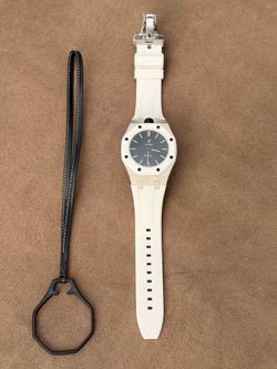 White and black watch