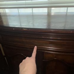 Long Wooden Dresser  
