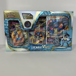 Lucario V Star Collector Box Sealed 