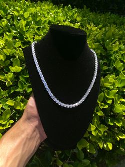 MOISSANITE TENNIS CHAIN 20 INCH