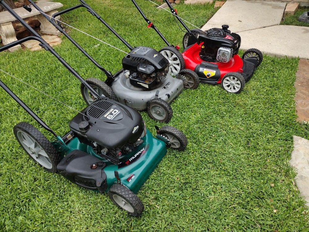 These Lawnmowers Are Good N Ready!!