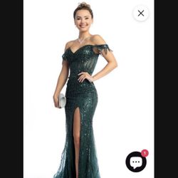 Off The Shoulder Formal Dress