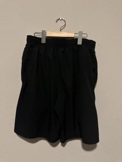 Black Athletic Skort with Built In Shorts Men's