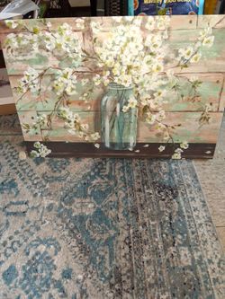 Blossom wall art pickup only cash