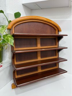 Wooden shelf