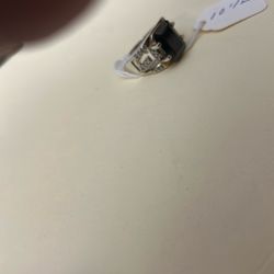 .925 Silver Onyx Ring 