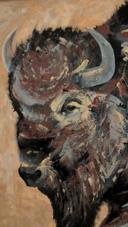 Bison Painting 24x36