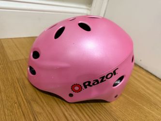Pink kids Razor helmet size medium
