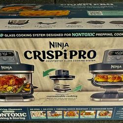 🌟 NEW Ninja Crispi Pro 6-in-1 Glass Air Fryer 🌟 Non Toxic  Glass Air Fryer