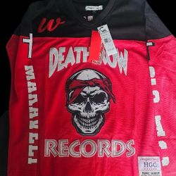 Headgear Classics Deathrow Records 2Pac Hockey Jersey 
