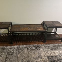 3 Pieces Living Room Table Set