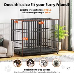Heavy duty extra large dog kennel