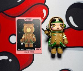 POPMART Authentic Space Molly 3 TED 2 100%
