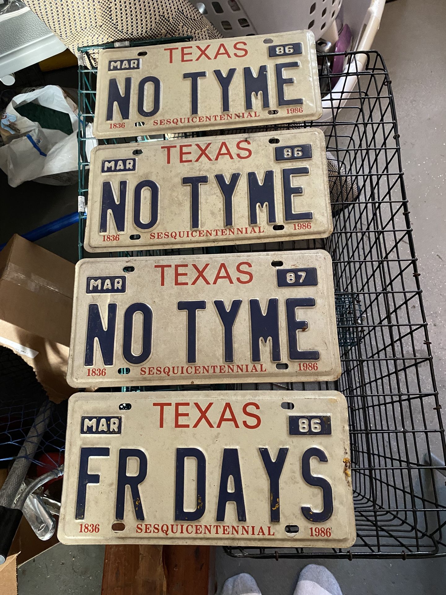 Vintage License Plates