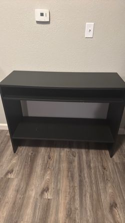 Black tv stand