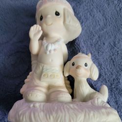 Precious Moments Jonathan & David O How I Love Jesus Figurine