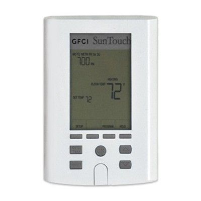 GFCI Radiant Flooring SunTouch SunStat PRO II Programmable Thermostat LCD *Discontinued*